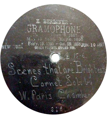 Berliner's Gramophone 216